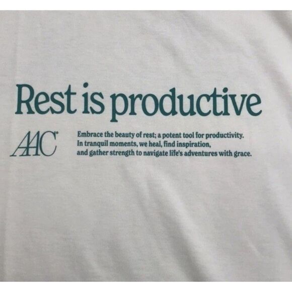 Active After Coffee T Shirt- Rest is Productive-Unisex L - Picture 4 of 8